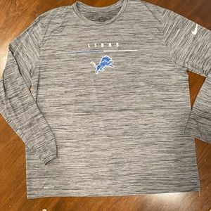 Men’s Nike Dryfit Detroit Lions long sleeve 3X